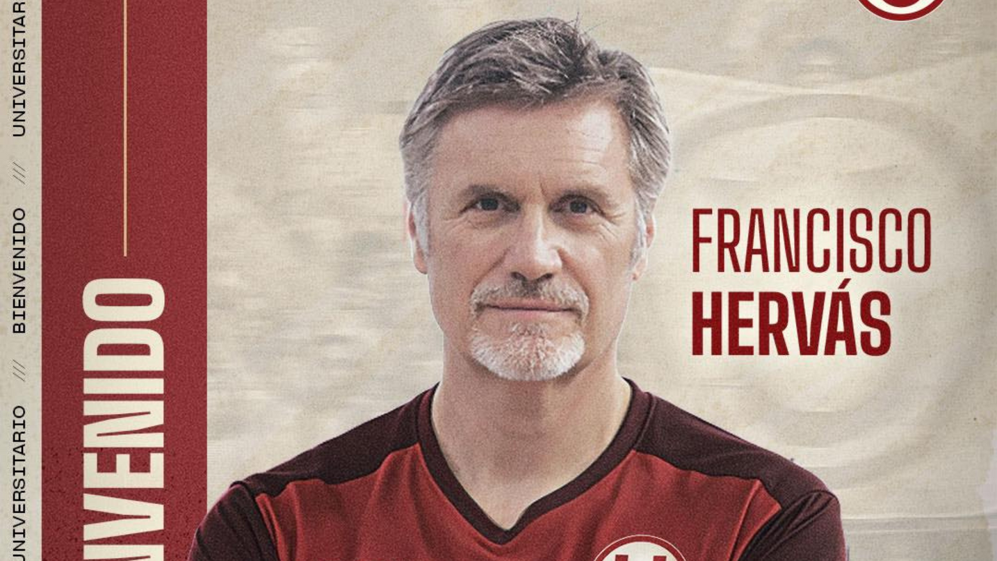 Francisco Hervás es el nuevo técnico de Universitario de Deportes