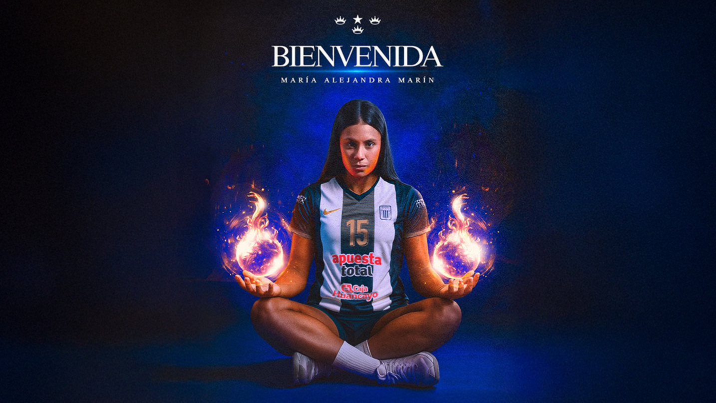 Alianza Lima anunció a Maria Alejandra Marín como su nueva armadora