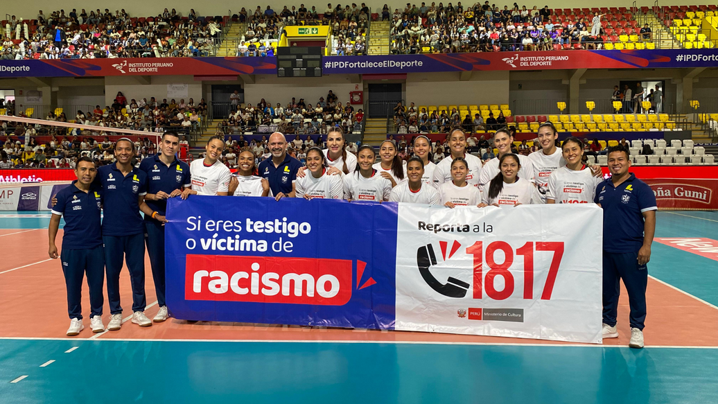Ministerio de Cultura promueve la lucha contra la discriminación étnico-racial en Liga Peruana de Vóley