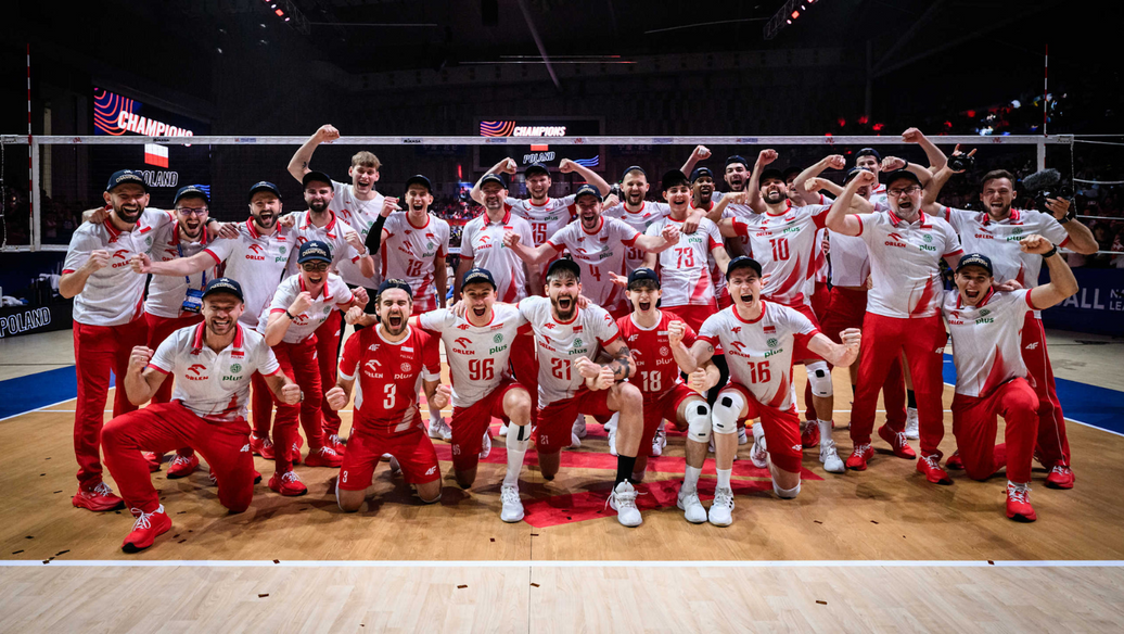 Polonia triunfa en la VNL tras una contundente victoria sobre Italia