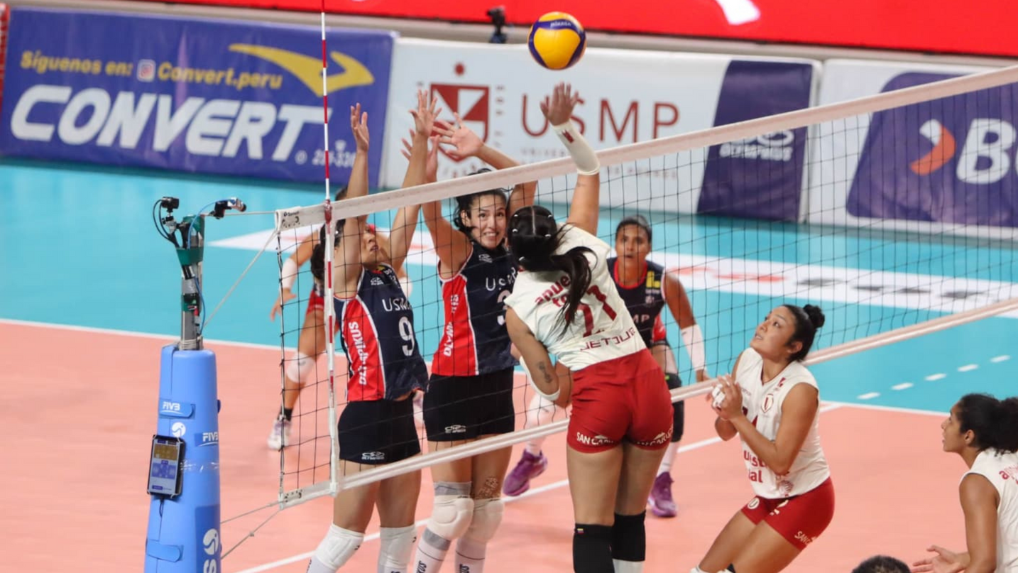 Reprogramación del partido entre Universitario y San Martín en la Liga Peruana de Vóley