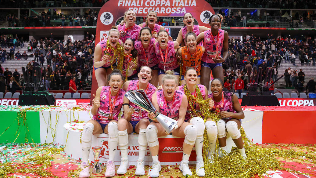 Conegliano venció a Scandicci y conquista el octavo título de la Coppa Italia