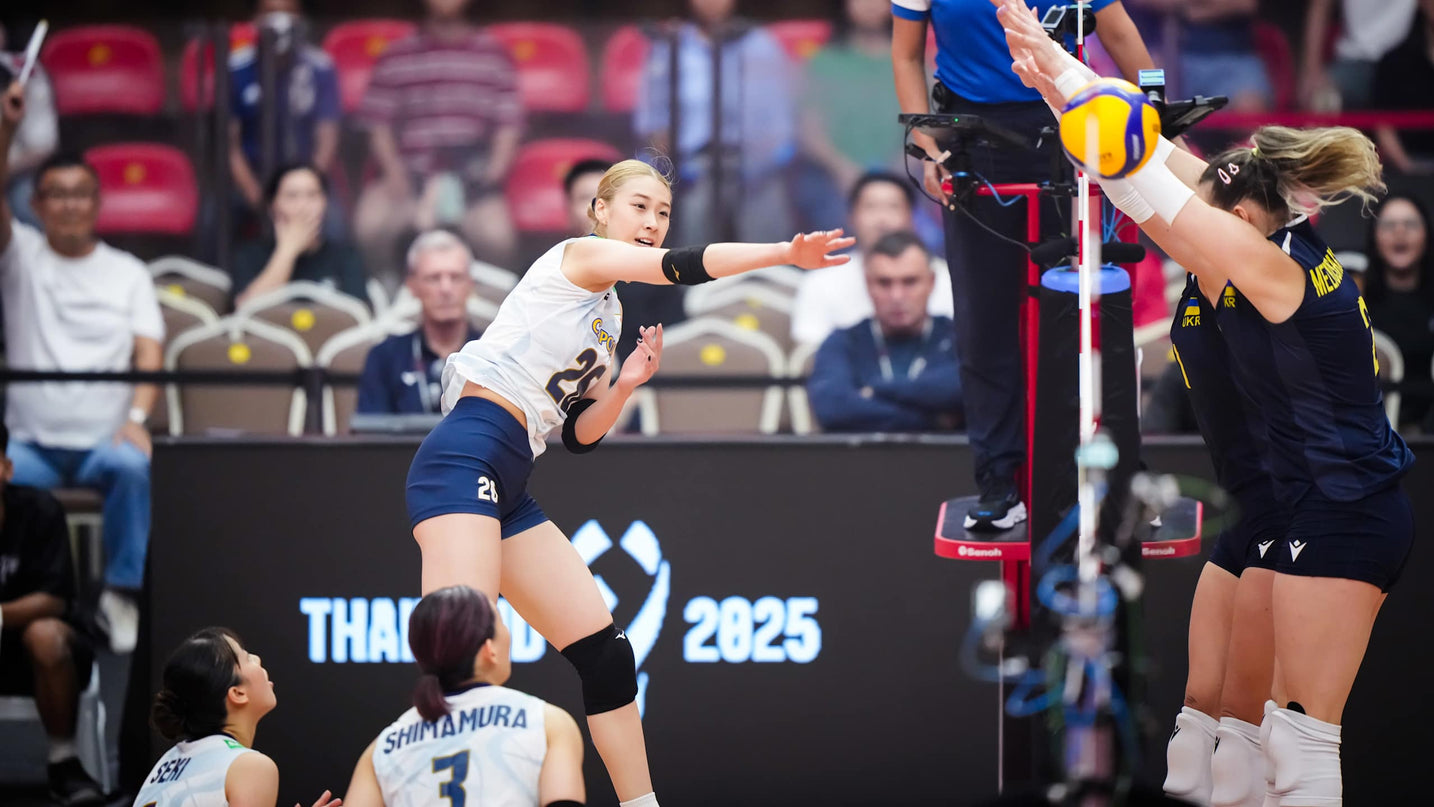 Japón remonta con solidez tras dos sets abajo ante Ucrania