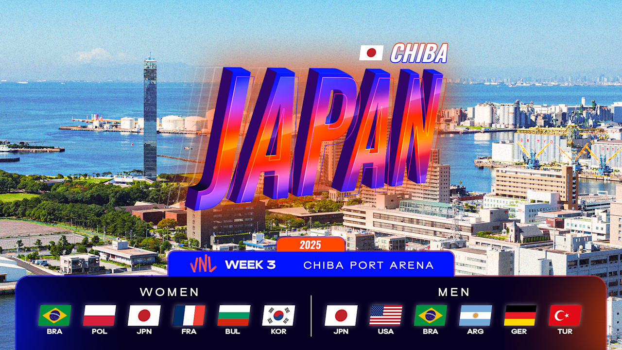 Chiba acogerá los torneos VNL 2025 en Japón