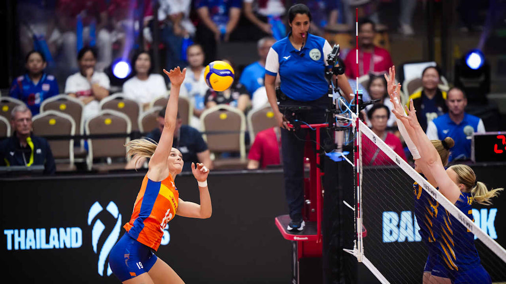 Holanda venció a Suecia en la primera batalla a cinco sets de Tailandia 2025