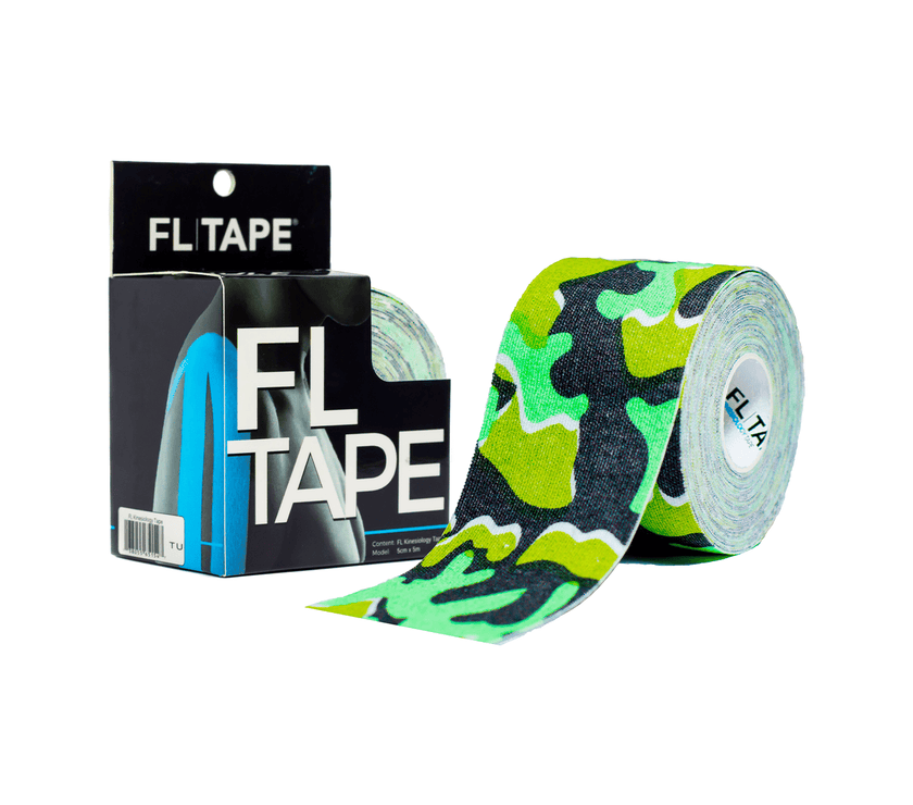 FL TAPE 5cmx5m Camuflado Verde Lima