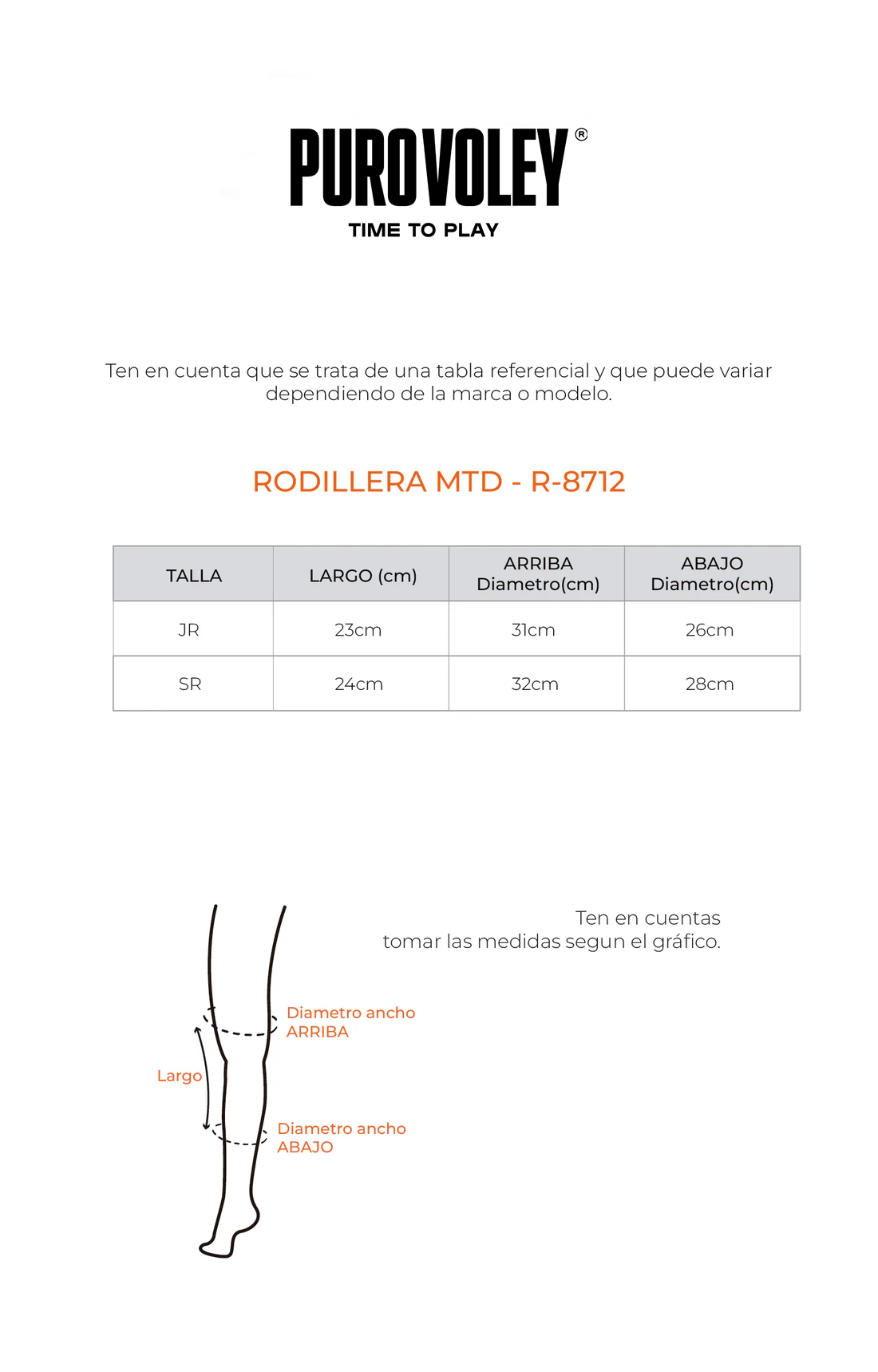 Rodilleras para vóley MTD con gel