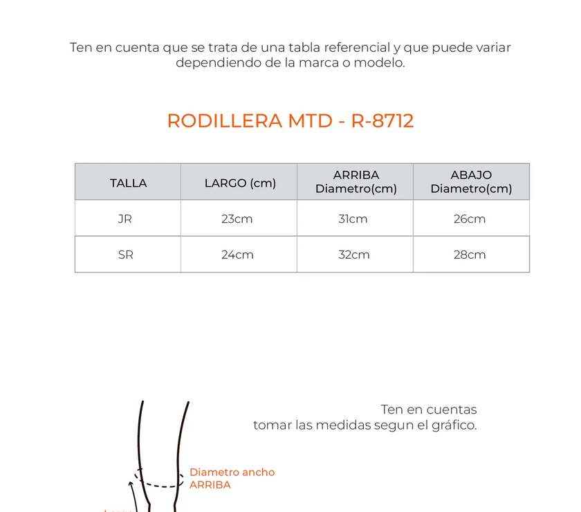 Rodilleras para vóley MTD con gel